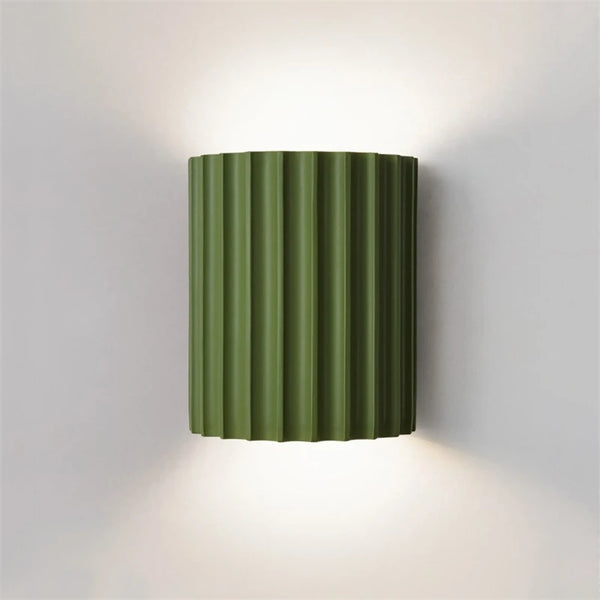 Applique murale minimaliste verte