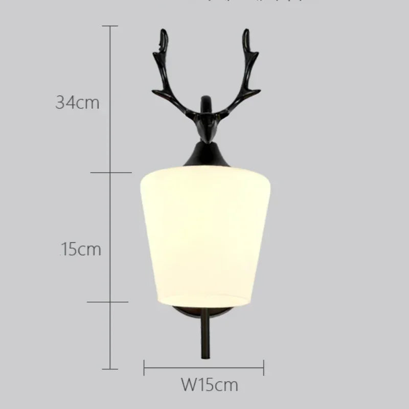 Applique murale cerf design
