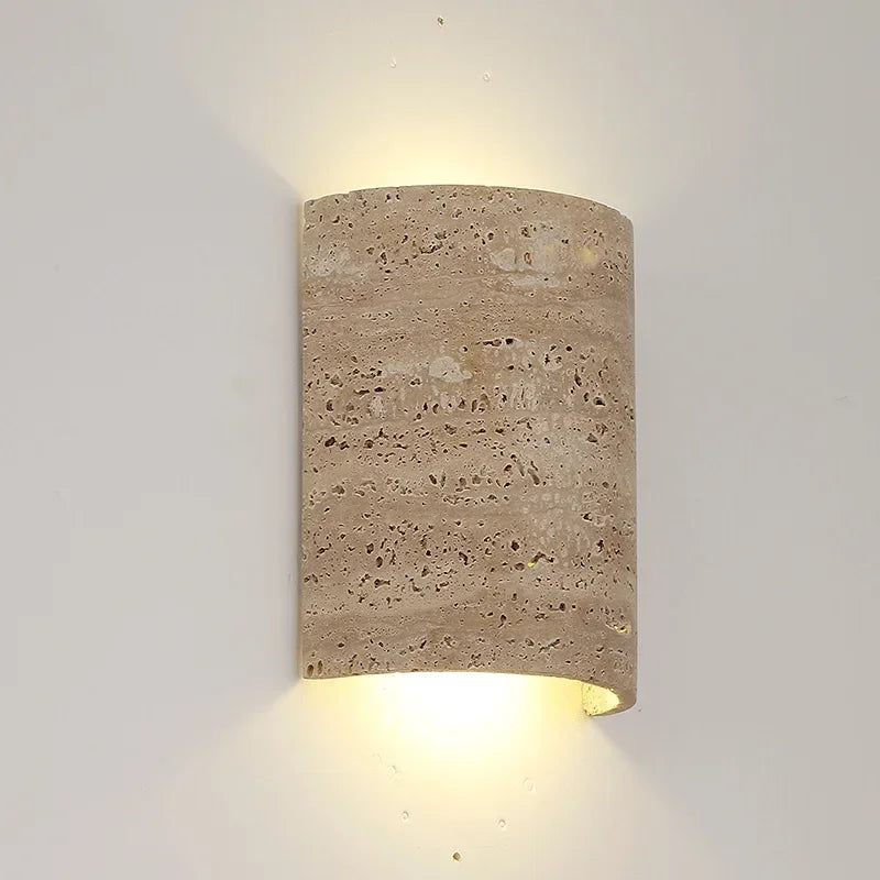 Applique murale travertin naturel