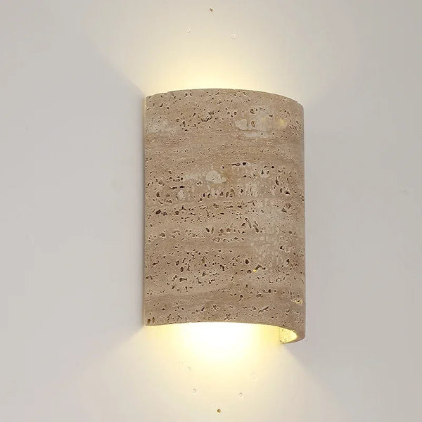 Applique murale travertin naturel