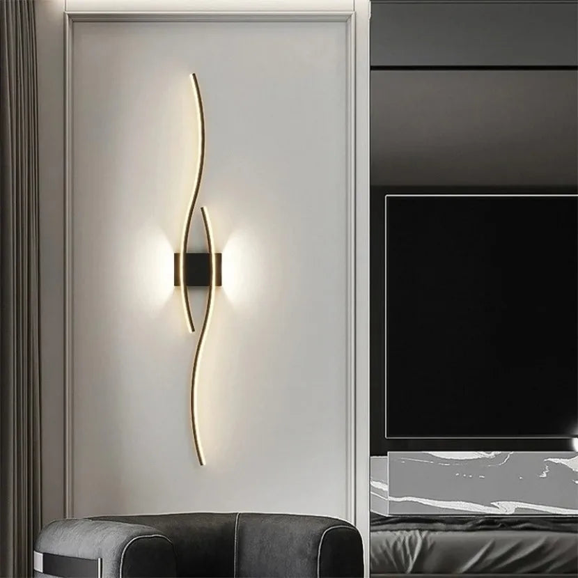 Applique murale noire design interieur