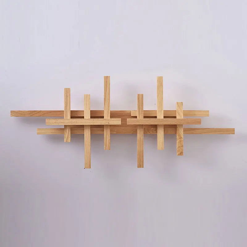 Applique murale salon bois