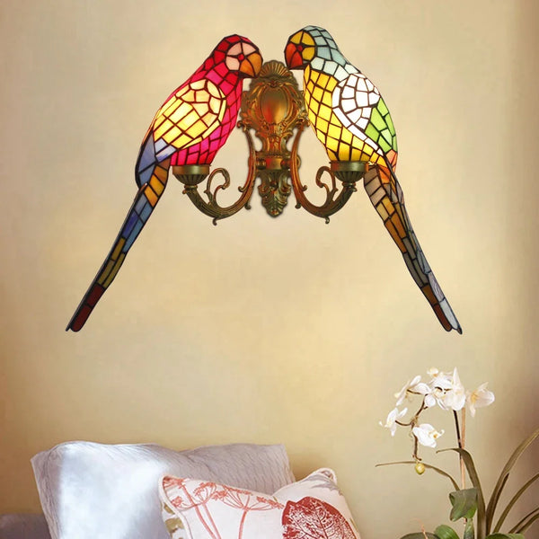Applique murale perroquet
