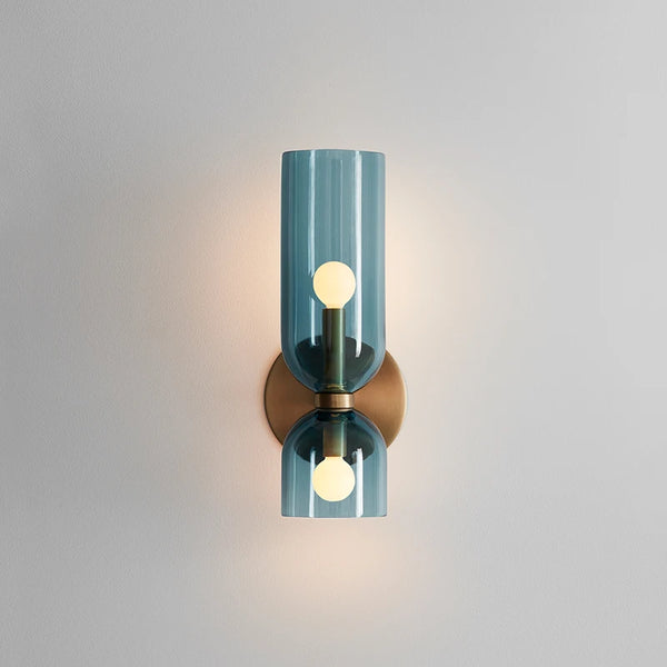 Applique murale double vase