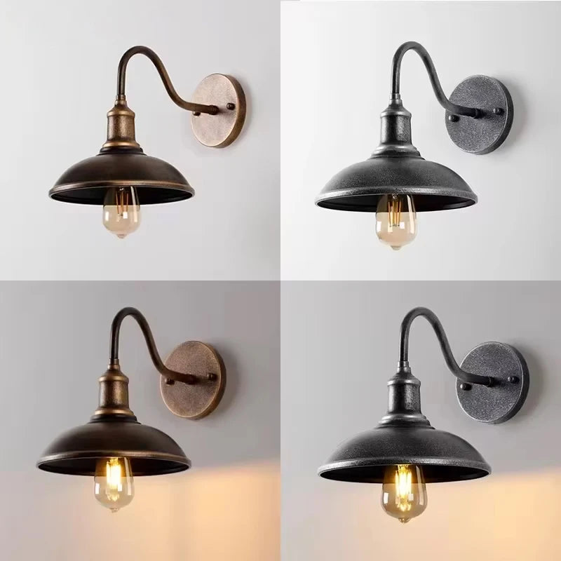 Applique murale exterieur led vintage