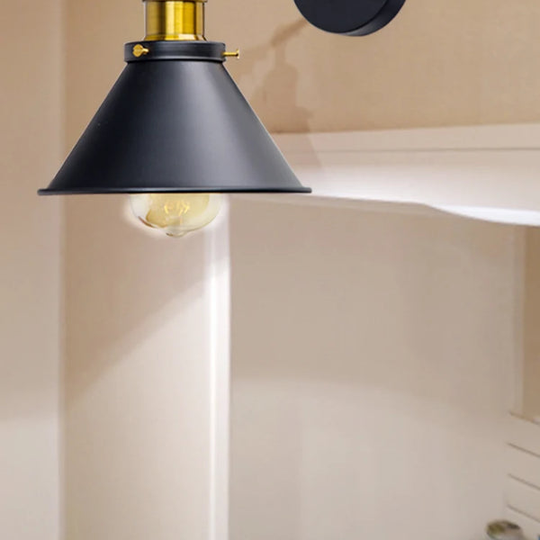 Applique murale noire vintage
