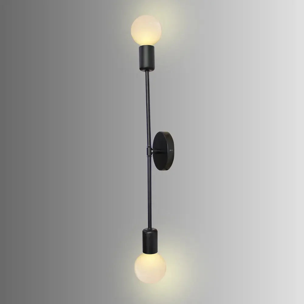 Applique murale noire double cuisine